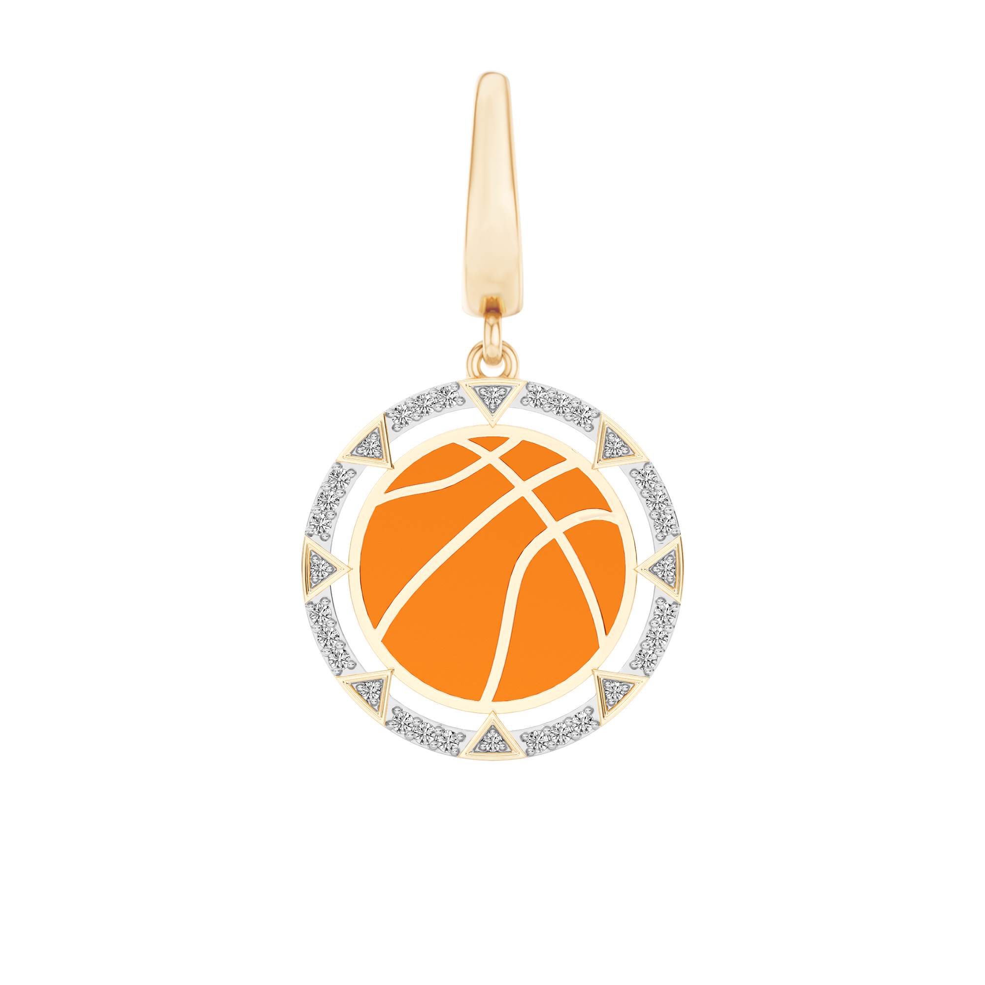 Basket Ball Charm