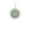 Zodiac Round Charm