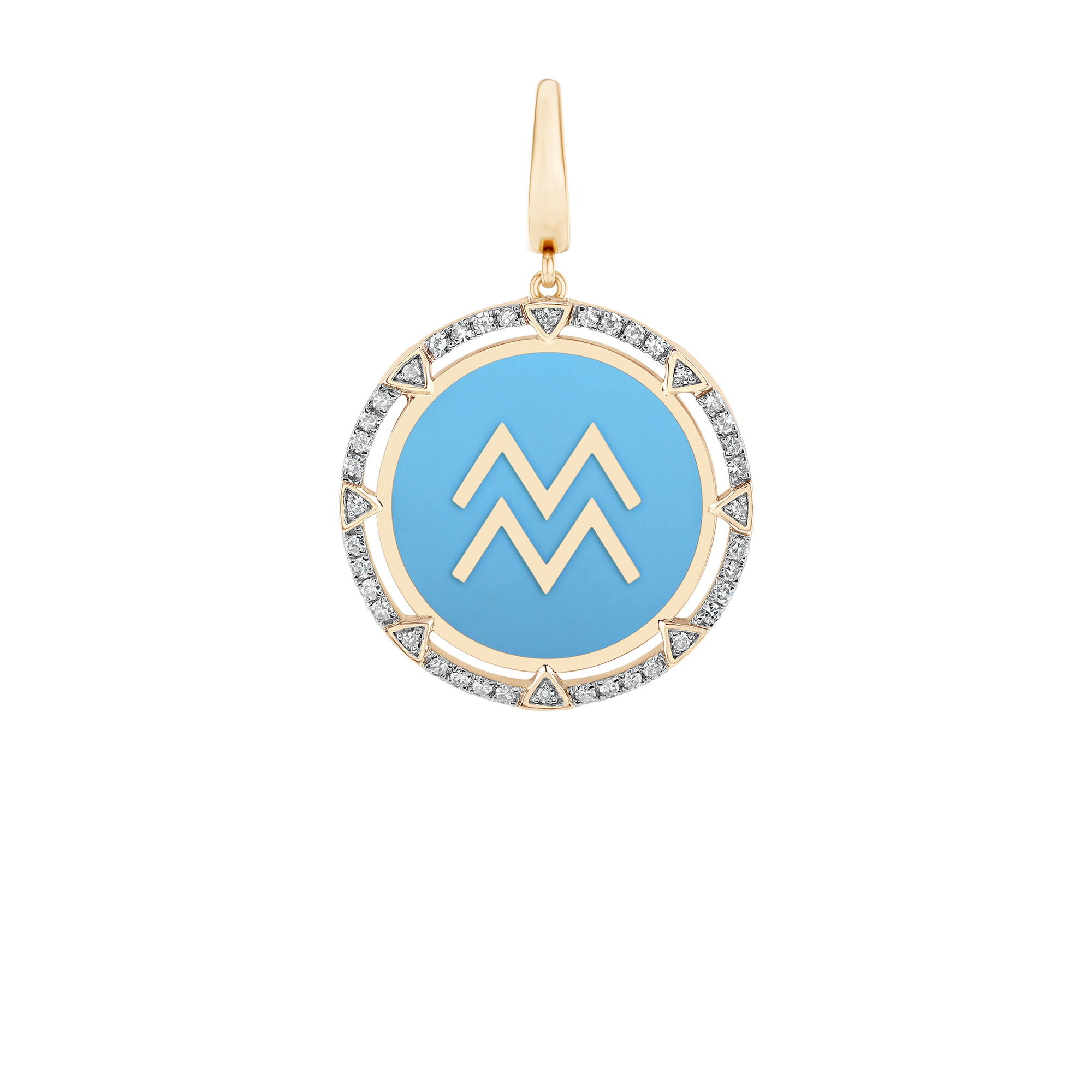 Zodiac Round Charm