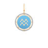 Zodiac Round Charm