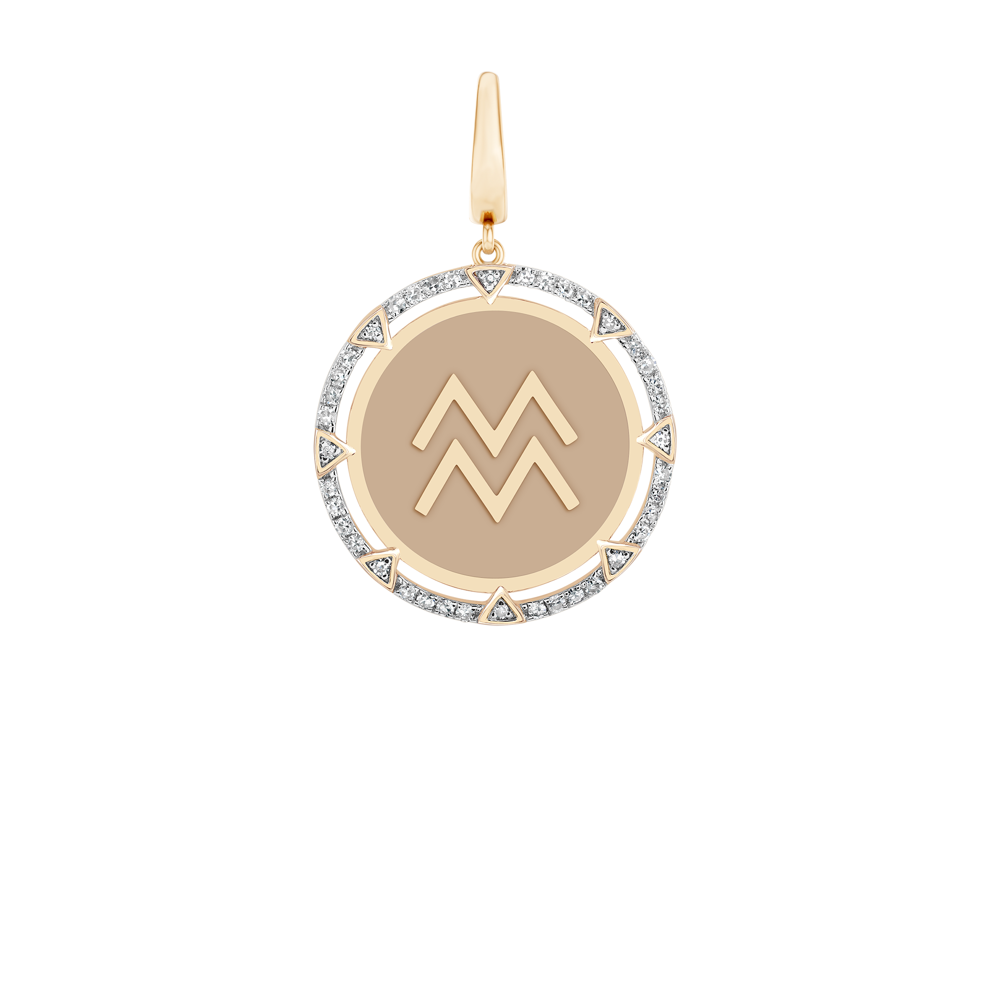 Zodiac Round Charm