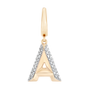 Mini Alphabet Charm (Gold)