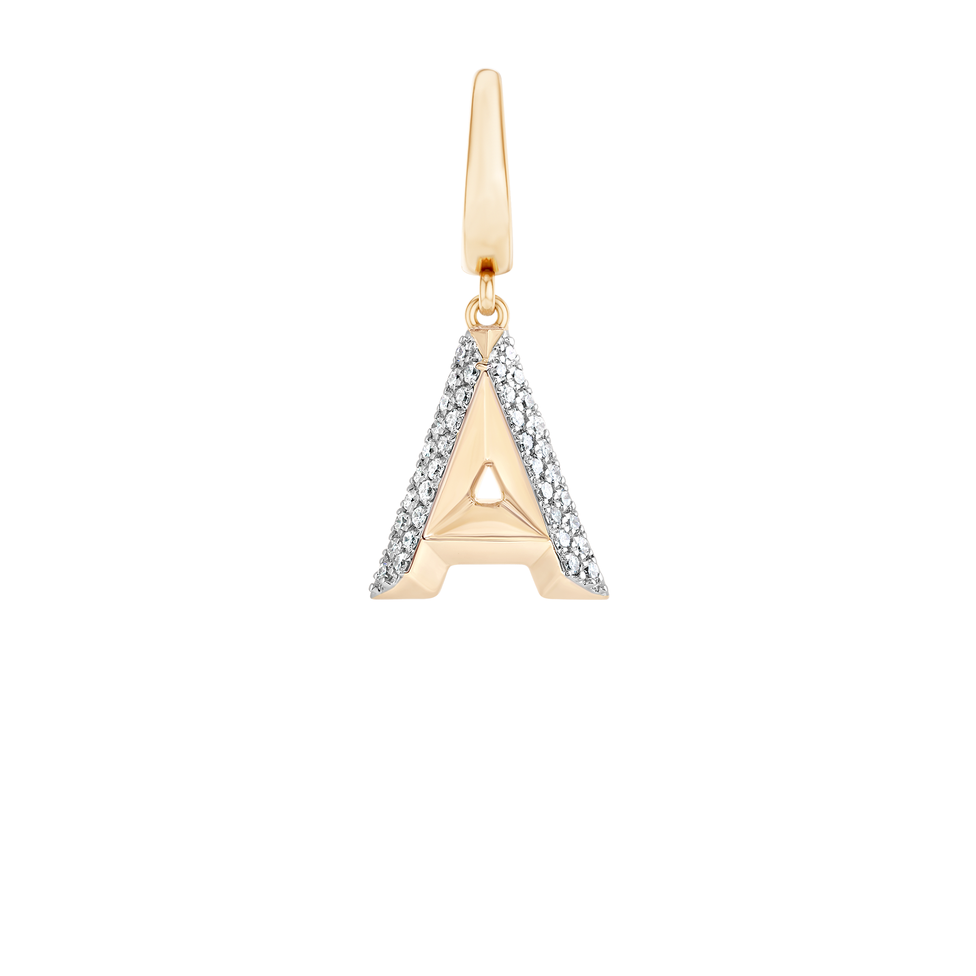 Mini Alphabet Charm (Gold)