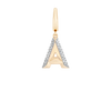 Mini Alphabet Charm (Gold)