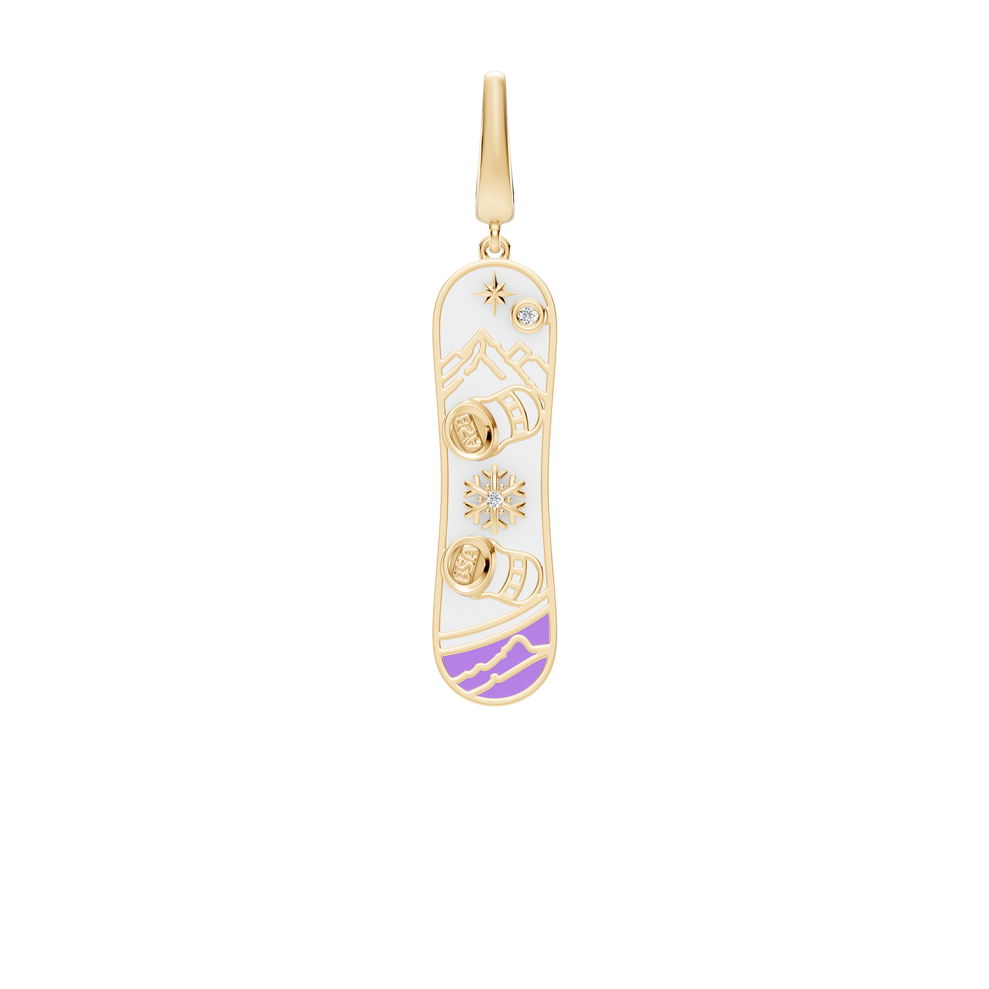 Snowboard Charm