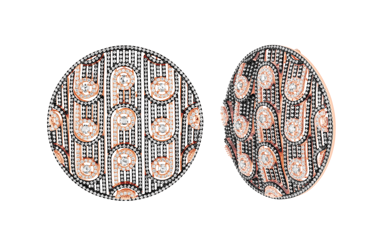 The Deco Disc Earrings