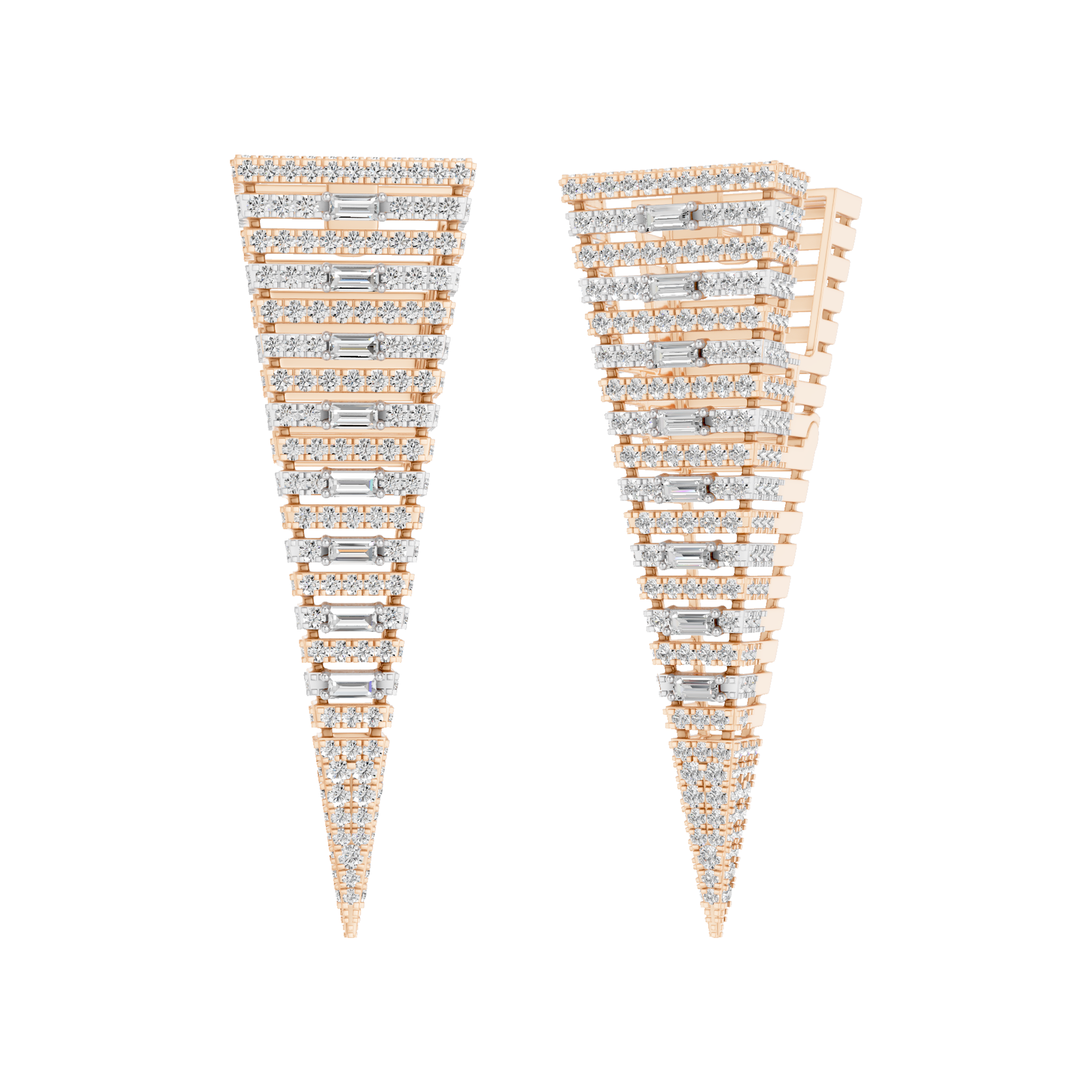 The Strata Spire Earrings