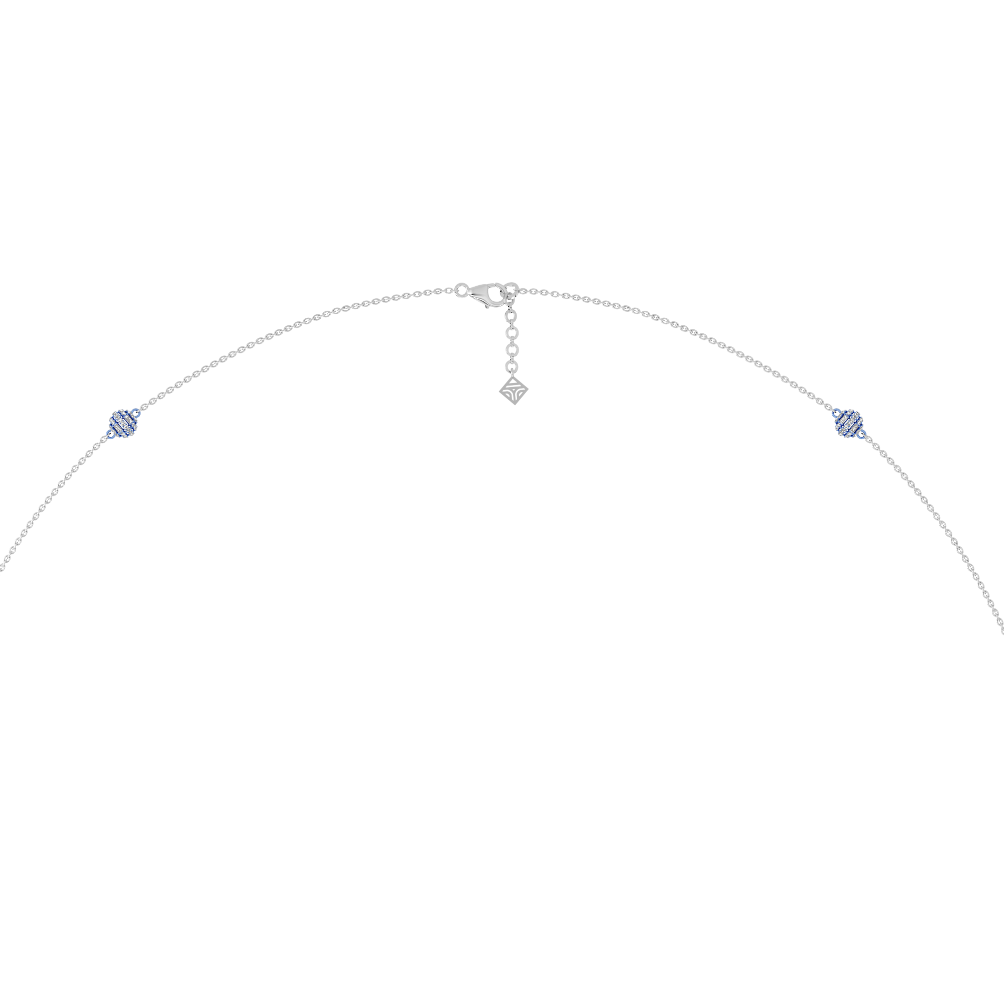 The Orbit Bezel Necklace