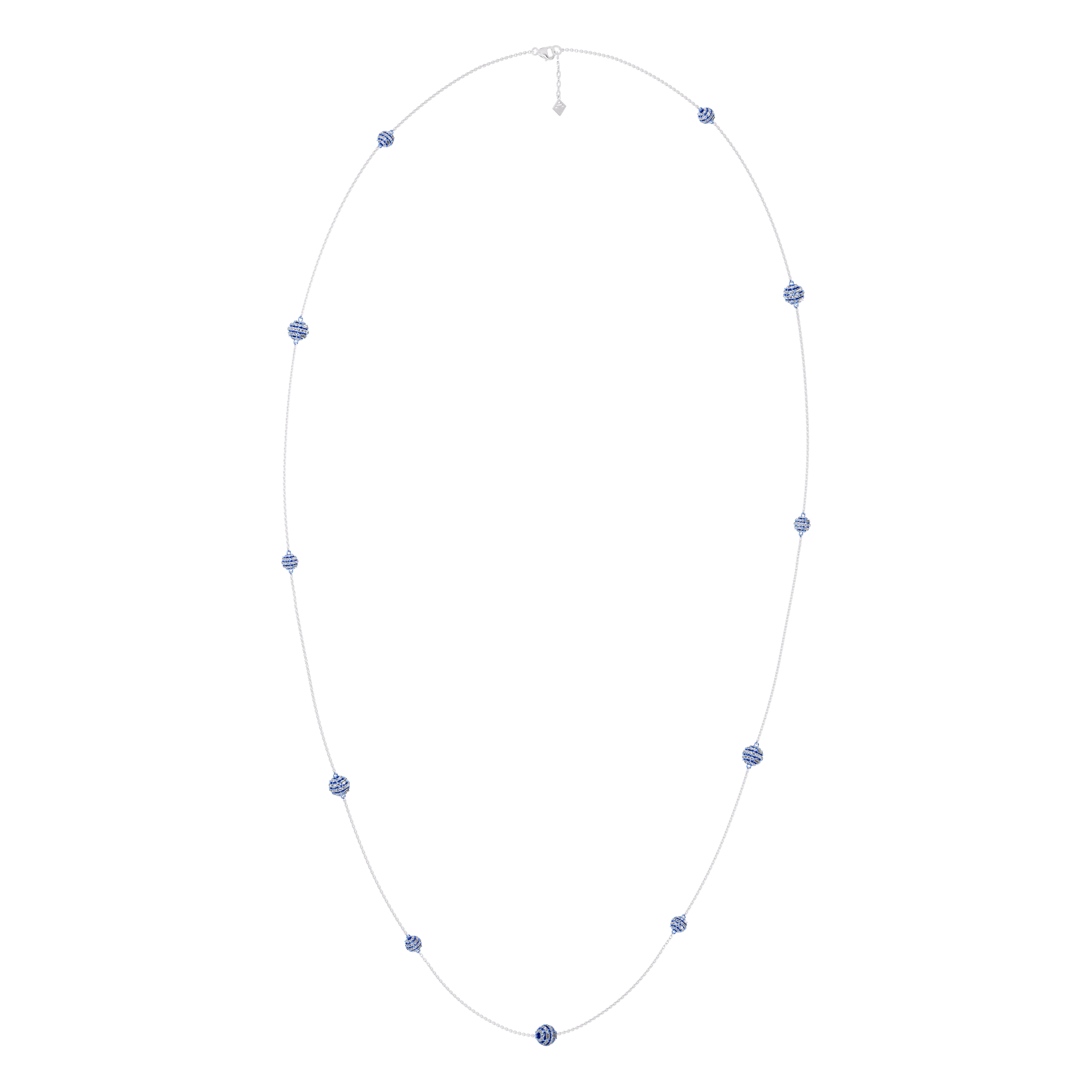 The Orbit Bezel Necklace