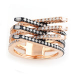 The Deco Ring - 3 row
