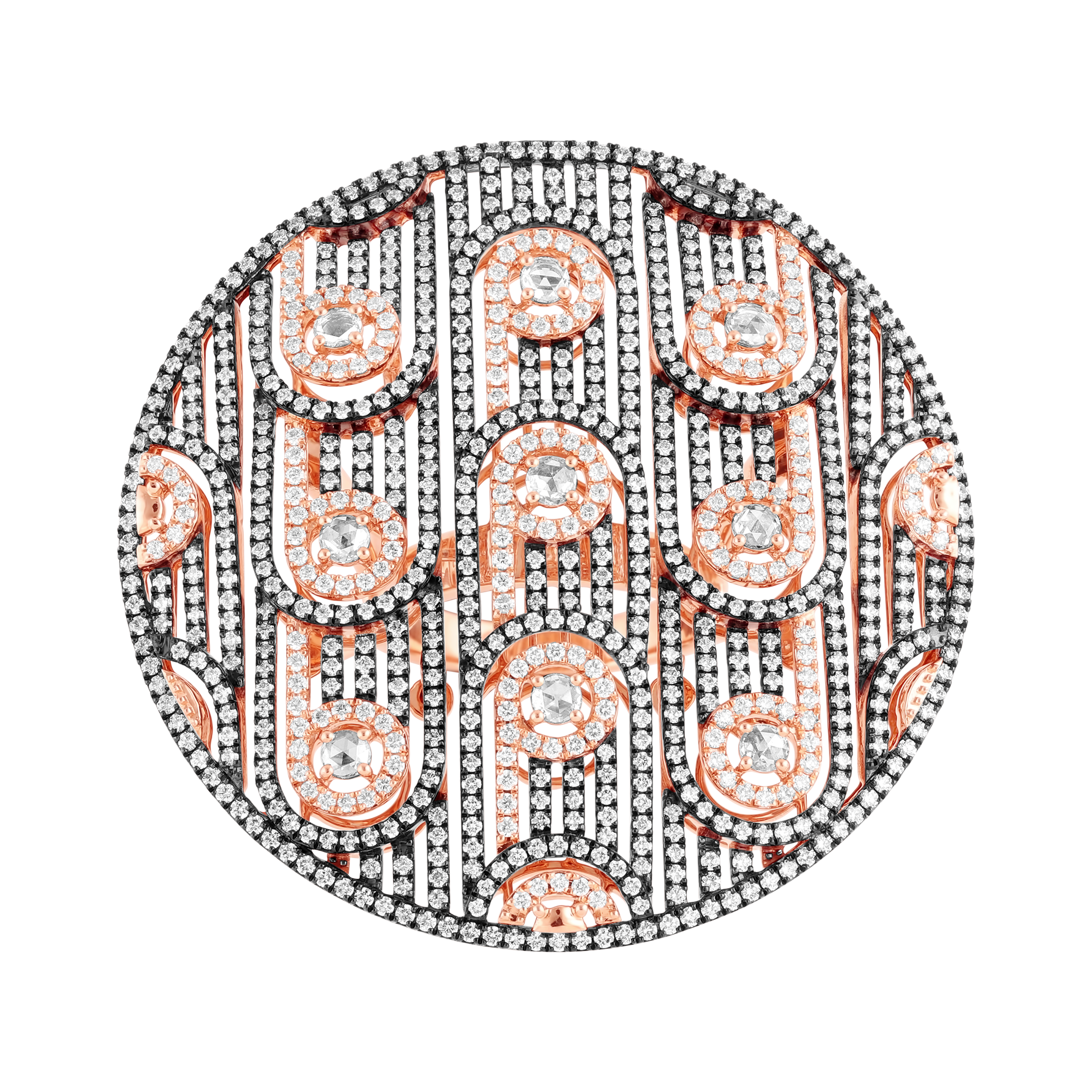 The Deco Disc Ring