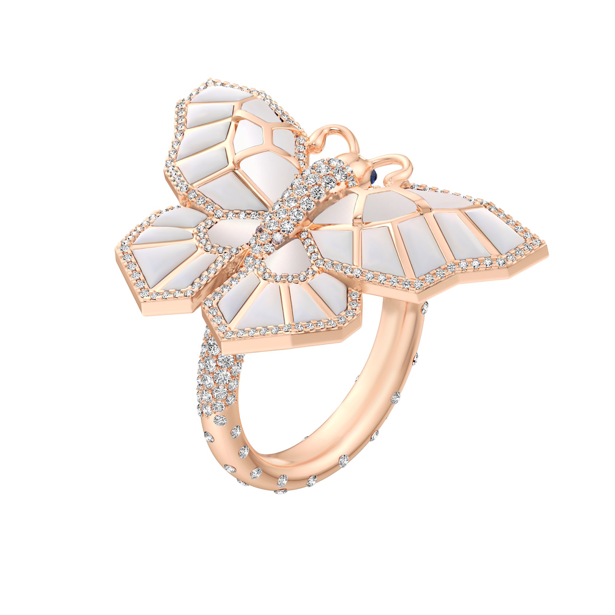 Butterfly Side Ring